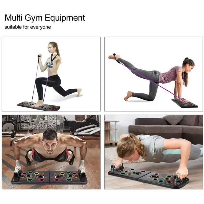 Multifunctional Push Up Board System Home Gym Sit Up & Push Up Plate
