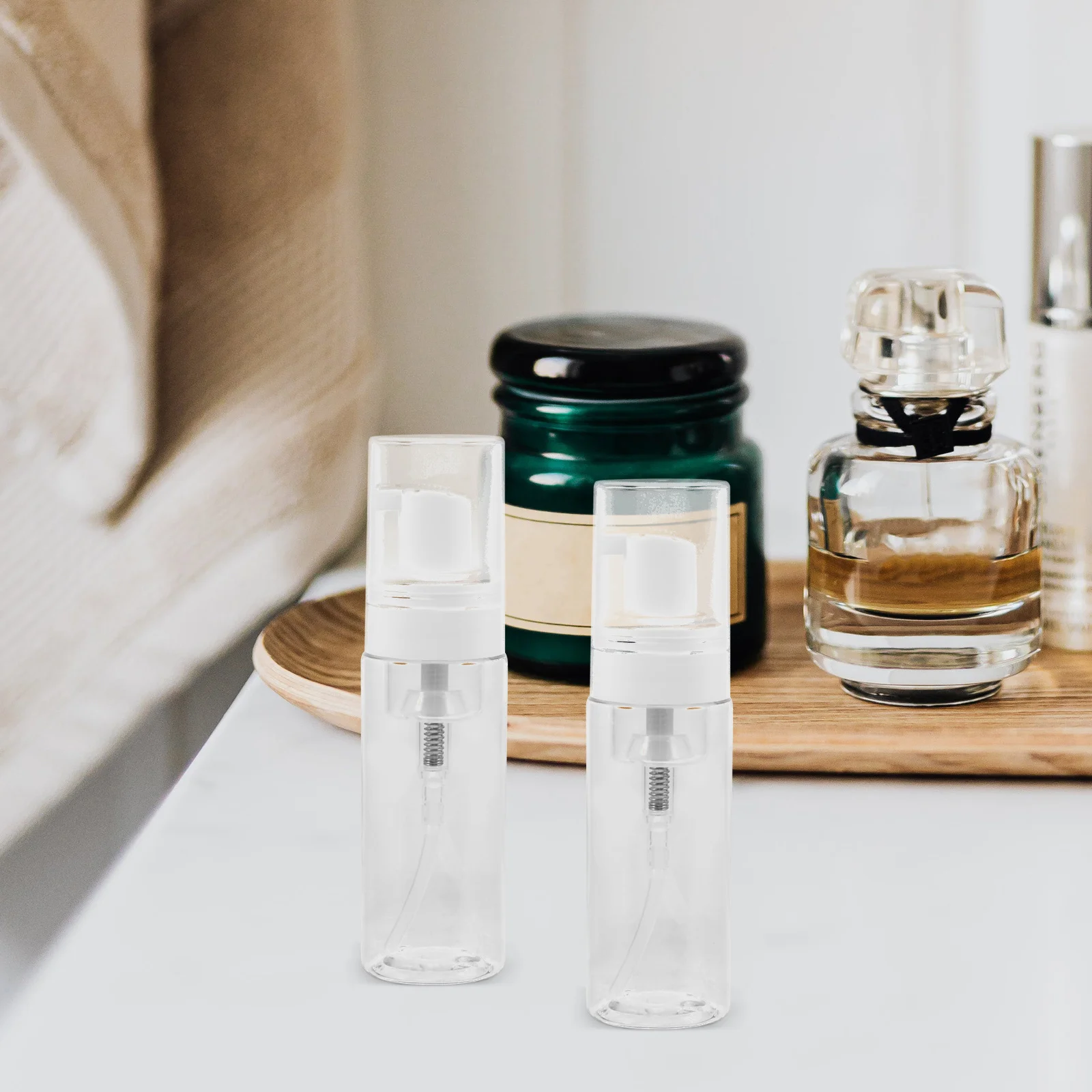 10 Stück nachfüllbare Reiseflaschen, weicher Kunststoff, Pumpspender, auslaufsichere Behälter für Shampoo, Lotion, Duschgel