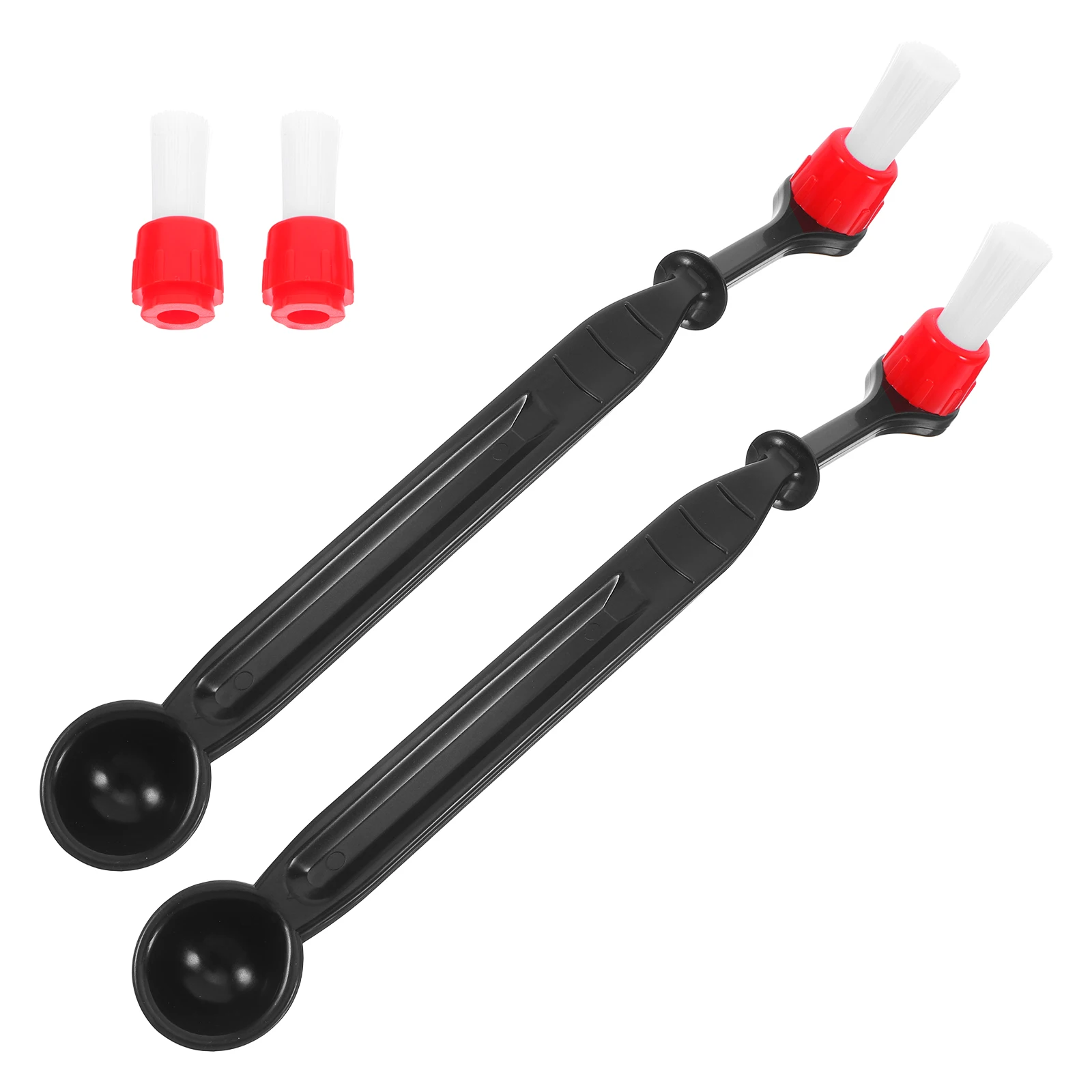 

2 Sets Coffee Machine Cleaning Brush with Spoon Group Head Cleaner for Pots Concentrate