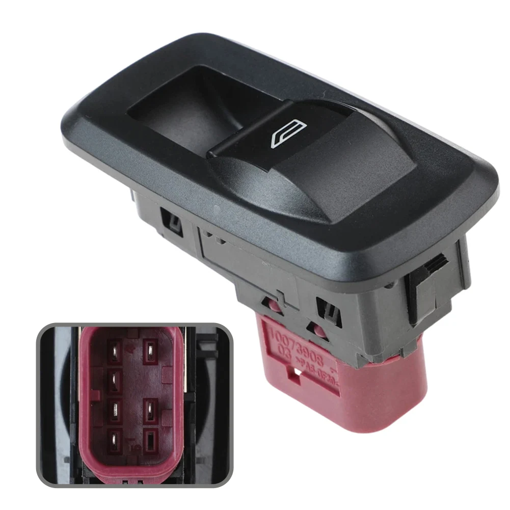 Power Control for fiesta Window Switch for Easy Installation High-strength Construction Car Switch Black Car Window Repair
