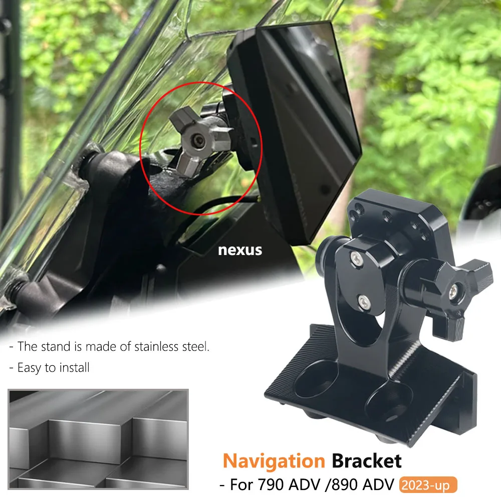 

Motorcycle Driving Recorder GPS Phone Navigation Bracket Holder Mount StandFor 790ADV 890ADV 790 890 ADV Adventure 2023 2024-UP