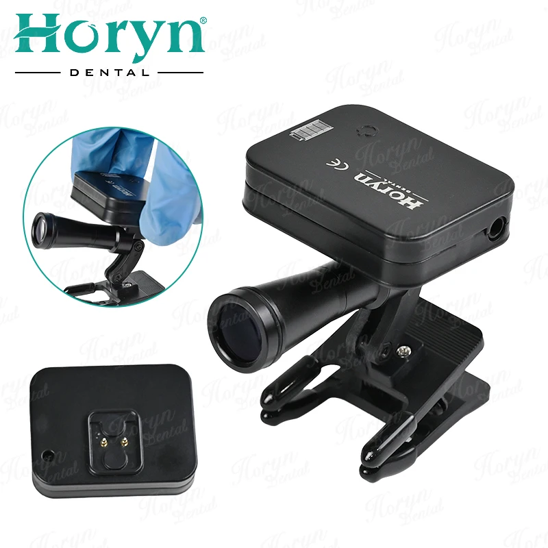 

Wireless Portable Dental Headlamp 5W LED Dental Headlight Loupe Magnetic Dual Battery Dental Surgical Head Light