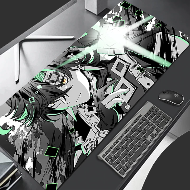 Mousepad Computer Gaming Accessories Keyboard Pad Office PC Rubber Mouse Pad Decoracion G-genshin Impact Kinich Desk Mouse Mat