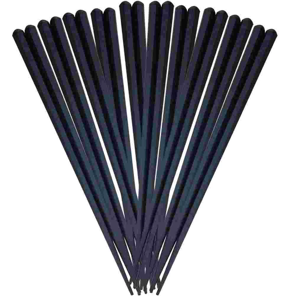 

10 Pairs Cooking Sushi Chopsticks Wear-resistant Plastic Barbecue Smooth Hexagon Shape Safe
