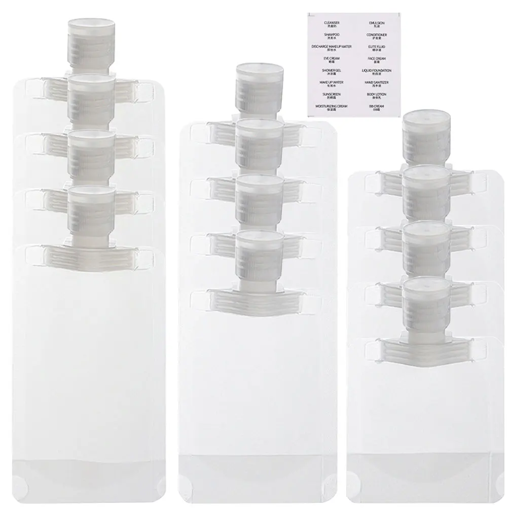 

Travel Dispenser Refillable Leakproof Squeeze Lotion Shampoo Shower Gel Silicone Portable Empty Sub Bottles Travel