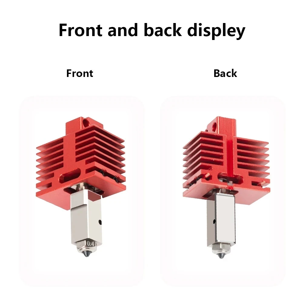 Upgraded V4.0 For Bambu Lab Hotend With Nozzle For Bambu Hot end Complete P1S Bambulab X1 Carbon P1P Thermistor X1C Accessories