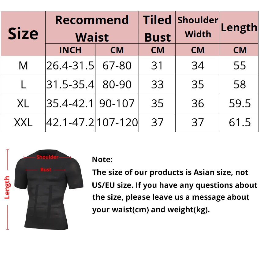 Men Body Shapers Fitness Elastic Abdomen Tight Fitting Short Sleeve Shirt Tank Tops Shape Underwear Slimming Boobs Shaping