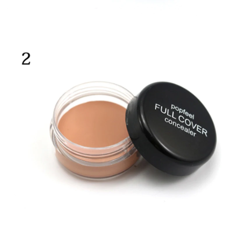 Ocultar imperfecciones cara ojos labio crema corrector maquillaje Base profesional cobertura completa contorno Base maquillaje corrector crema caliente