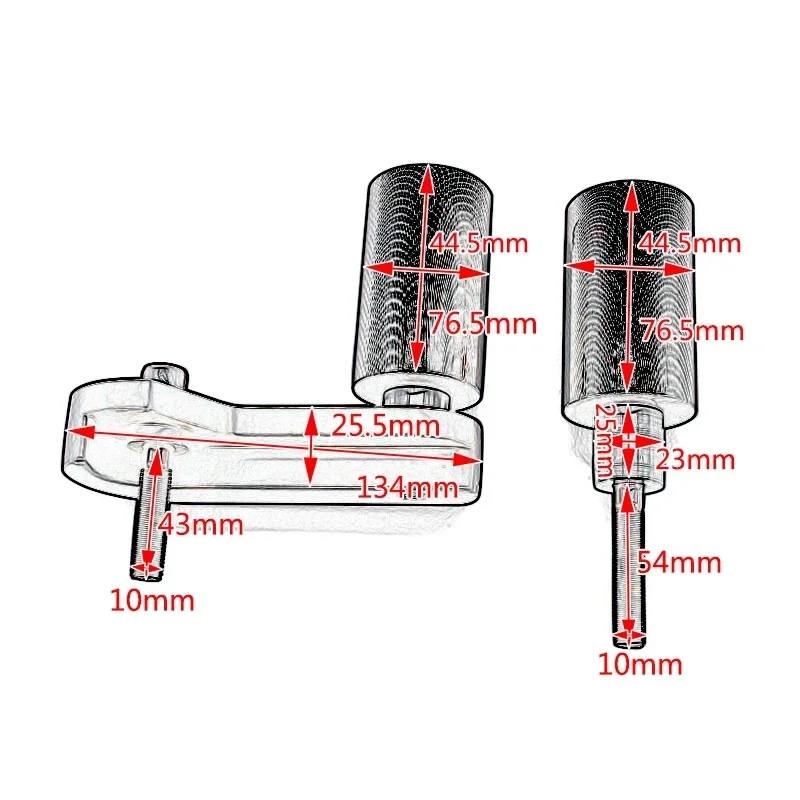Motorcycle Frame Sliders Crash Falling Protection Fit for Suzuki GSXR600 GSXR750 GSX-R 750 GSXR 600 750 2006 2007 2008 2009 2010