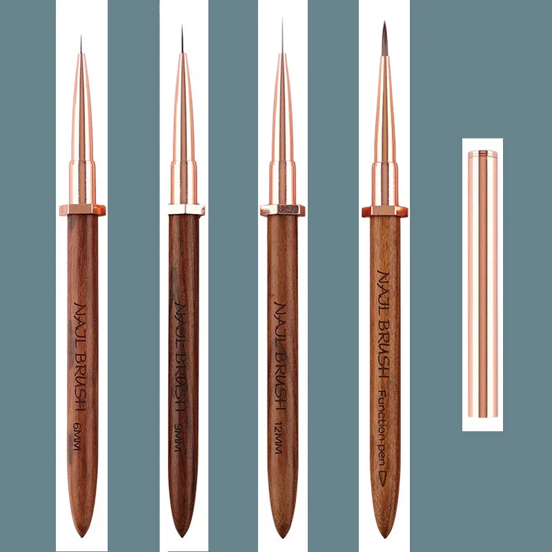 แปรงเพ้นท์เล็บแบบมีด้ามจับ 1/4 ชิ้น แปรงเจลเพ้นท์เล็บ แปรงทาสีเจลเพ้นท์เล็บ แปรงวาดลาย