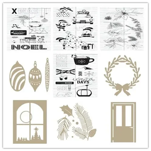 ZY 2021 New Arrival Presell French Metal Cutting Dies for DIY Scrapbooking/photo album Decorative Embossing DIY Paper Cards