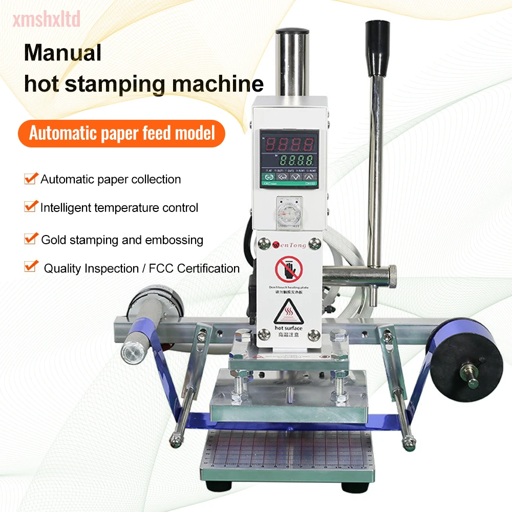 

AC220V Multi-functional Heating Printing Machine, Logo Printing Equipment, Movable Type Stamping Machine / Hot Stamping Machine