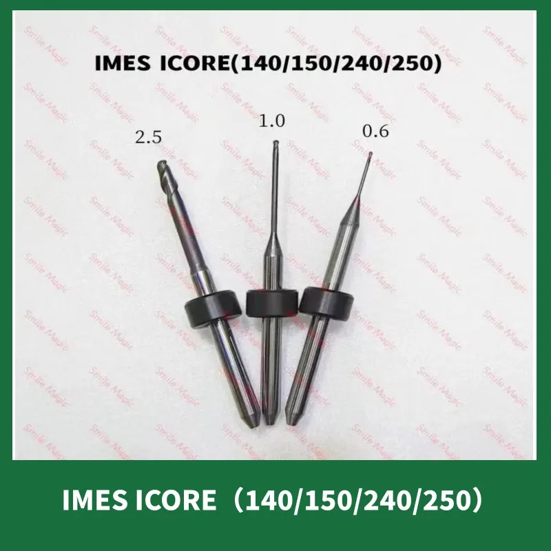 1PC Dental Lab Imes-IcoreMilling Burs DC Coated Zirconia CADCAM Milling Burs Cutters on 150i 250i 350i 450i 650i Shank 3mm