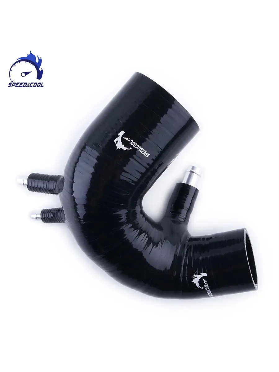 SPEED&COOL For 2008-2012 Fiat Abarth 500 595 1.4L Turbo T-Jet Car Silicone Air Intake Inlet Hose Tube Pipe Kit