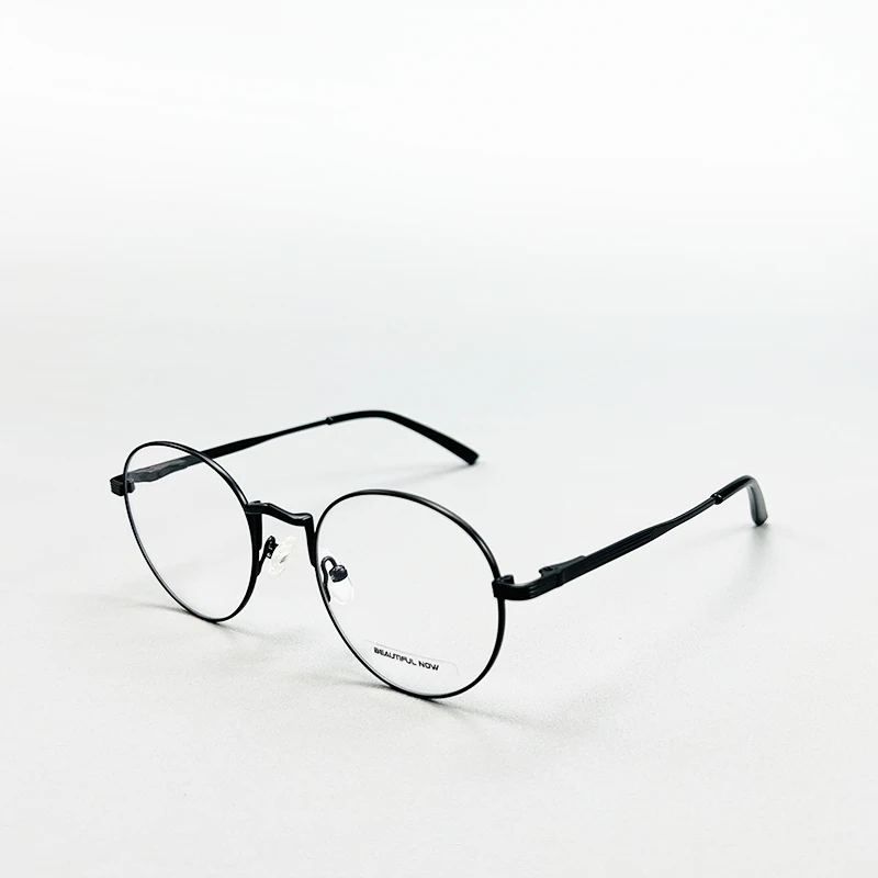 Fashion Minimalist Metal Eyeglass Frames - Unisex Prescription Optical Glasses Lenses