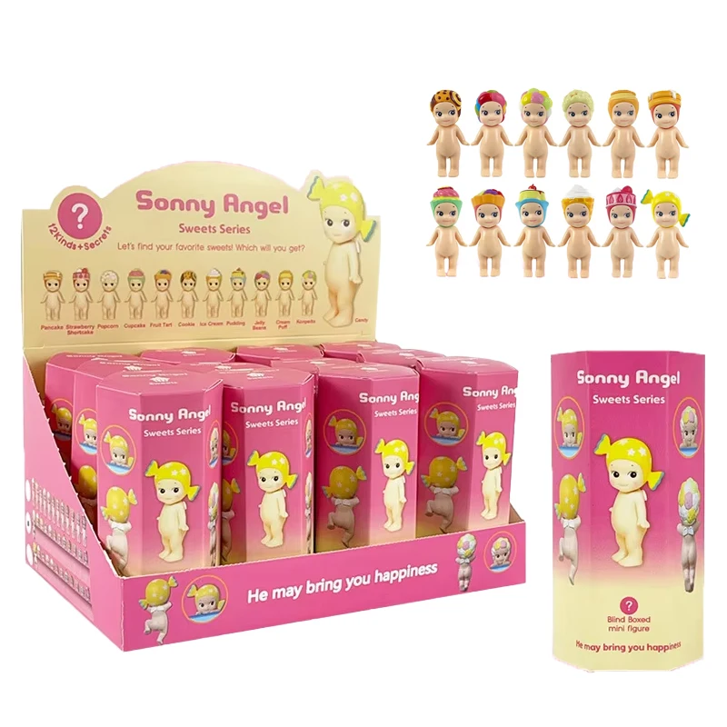 سوني أنجل صندوق أعمى سلسلة حلم الحلو الدائمة الشكل البسيطة أنيمي شخصية نموذج دمية للأطفال عيد ميلاد هدية الكريسماس