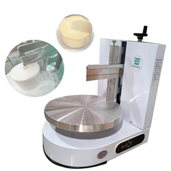 Semi Automatic Birthday Cake Smoothing Machine Cake Plastering Cream Layer Spreader Filling Maker