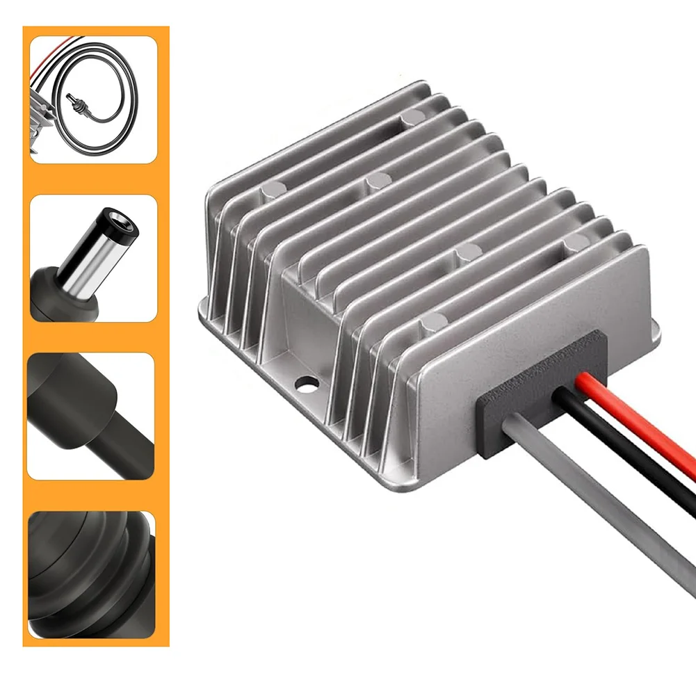 12V 24V to 57V 4 5A Step Up Power Cable for Starlink Aluminum Casing with Short Circuit and Waterproof Protection