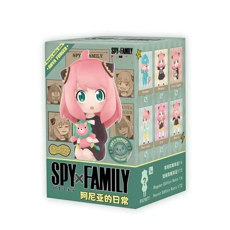 1:1 Reissue Spy X Familie Anya Serie Blind Box Spielzeug Niedliche Figuren Puppe Mystery Box Modell Überraschung Tasche Für Mädchen Geburtstag Geschenk