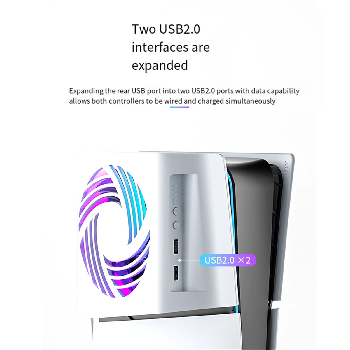 

Efficient Aolion Console Cooling Fan for PS5 Slim Temperature Control Cooling Fan Optical Drive Digital Edit