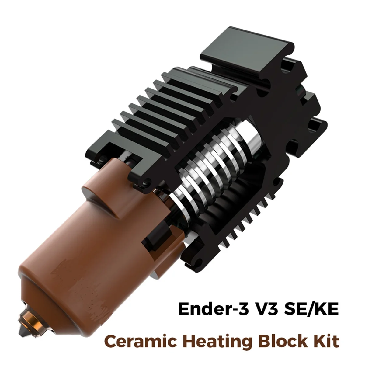 

ABNJ For Official-Original V3 SE/KE Ceramic Heating Block Kit-60W 0.4mm Quick-Swap Nozzle Kit 3d Printer Kit