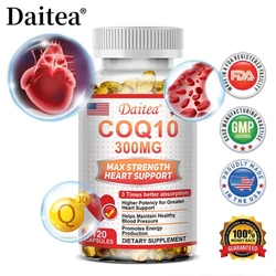 Daitea Coenzyme Q10 Softgels - 300 mg - Energy, Organic, Ultra-High Absorption, Antioxidant Supplement