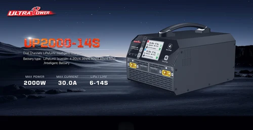Ultra PowerUP2000-14S Cargador universal de alta potencia CA 4,5 V de alto voltaje