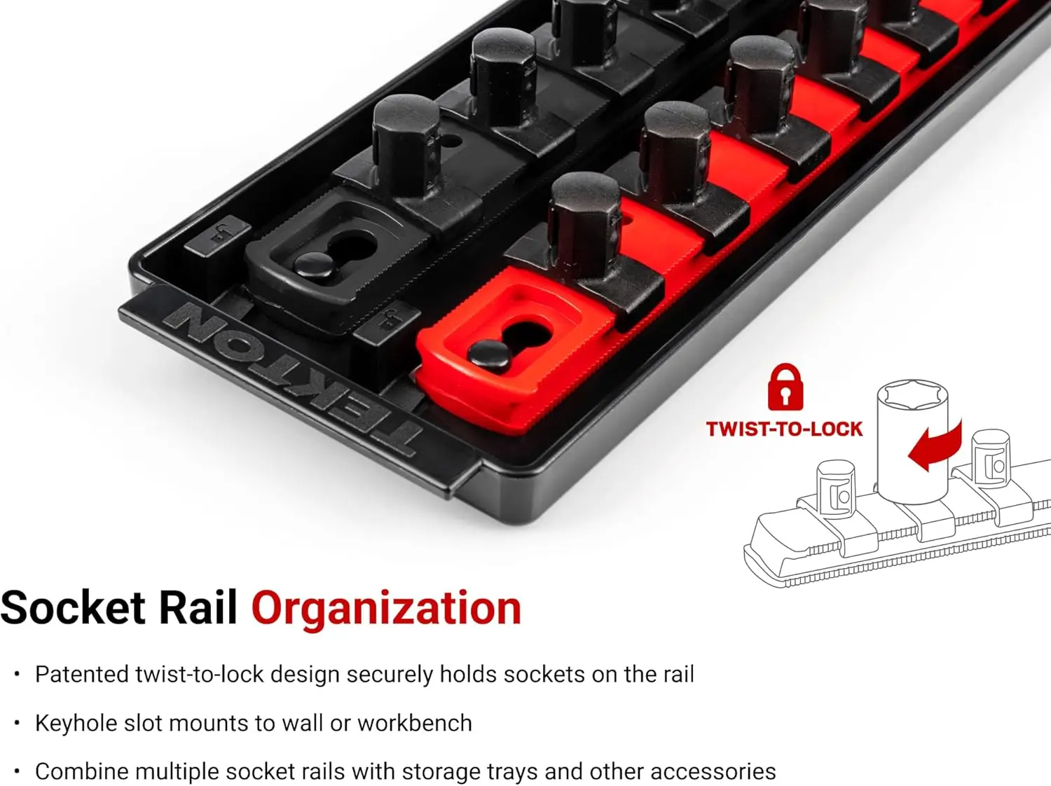 مجموعة مقابس محرك 1/2 بوصة 6 نقاط مع قضبان، 78 قطعة (3/8-1-5/16 بوصة، 10-32 مم) | SHD92215 #6