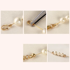 Cobre Clipe Posicionamento Fivela para Fazer Jóias, Cord End Tip Fecho, Conector Friso, Beads para Colar DIY, Pulseira Acessórios 8 principais vendas fivela cobre - №5