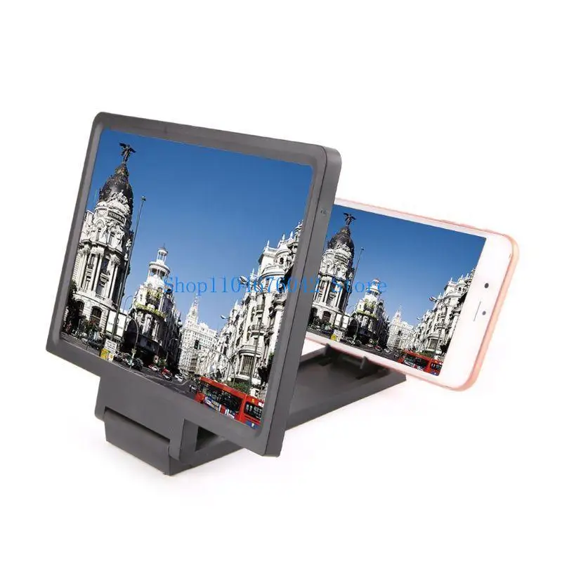 652F Screen Magnifier 3D Phone Amplifier Eye Protective with Portable Stand