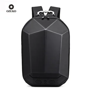 OZUKO Rucksack Männer 15,6 Zoll Laptop Wasserabweisende Schultasche für Teenager Casual Student Rucksäcke Männliche Reise Mochila Mode – Detail 8