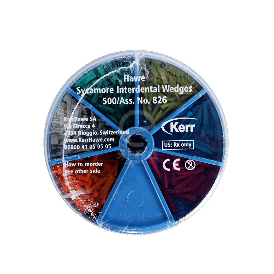 Kerr Dental Wooden Wedges Interdental Anatomical Maple Wood Wedges Matrices Band Restoration Tools Tooth Separation Wedge - view 6