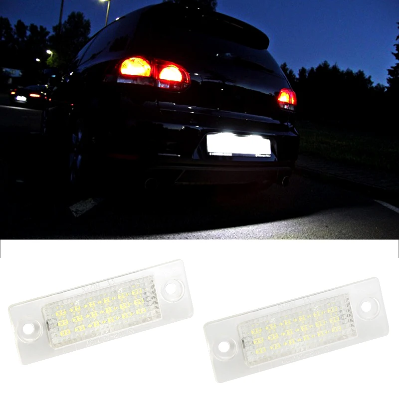 

Для VW Golf 5 Plus освещение номерного знака светодиодные фонари для VW Caddy III Passat Cimousint Jetta супер яркие номерные фонари