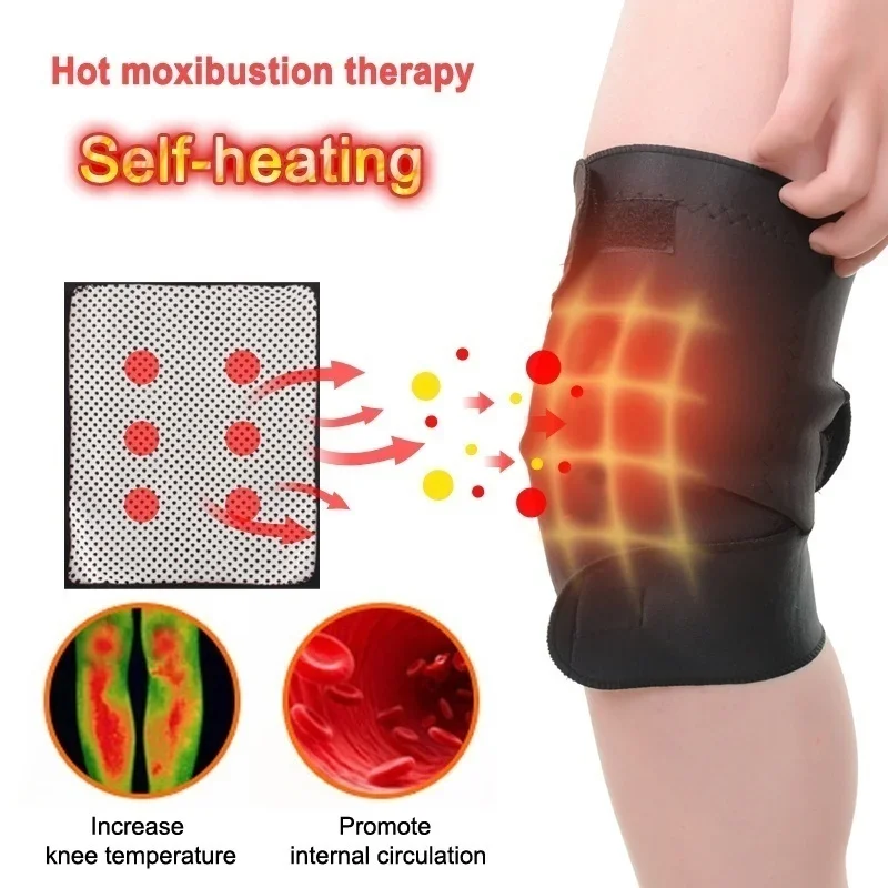 Self Self Heating Support Knee Pad Knee Brace Warm For Arthritis Joint Pain Relief Injury Recovery Belt Knee Massager Leg Warmer - Aliexpress Deal