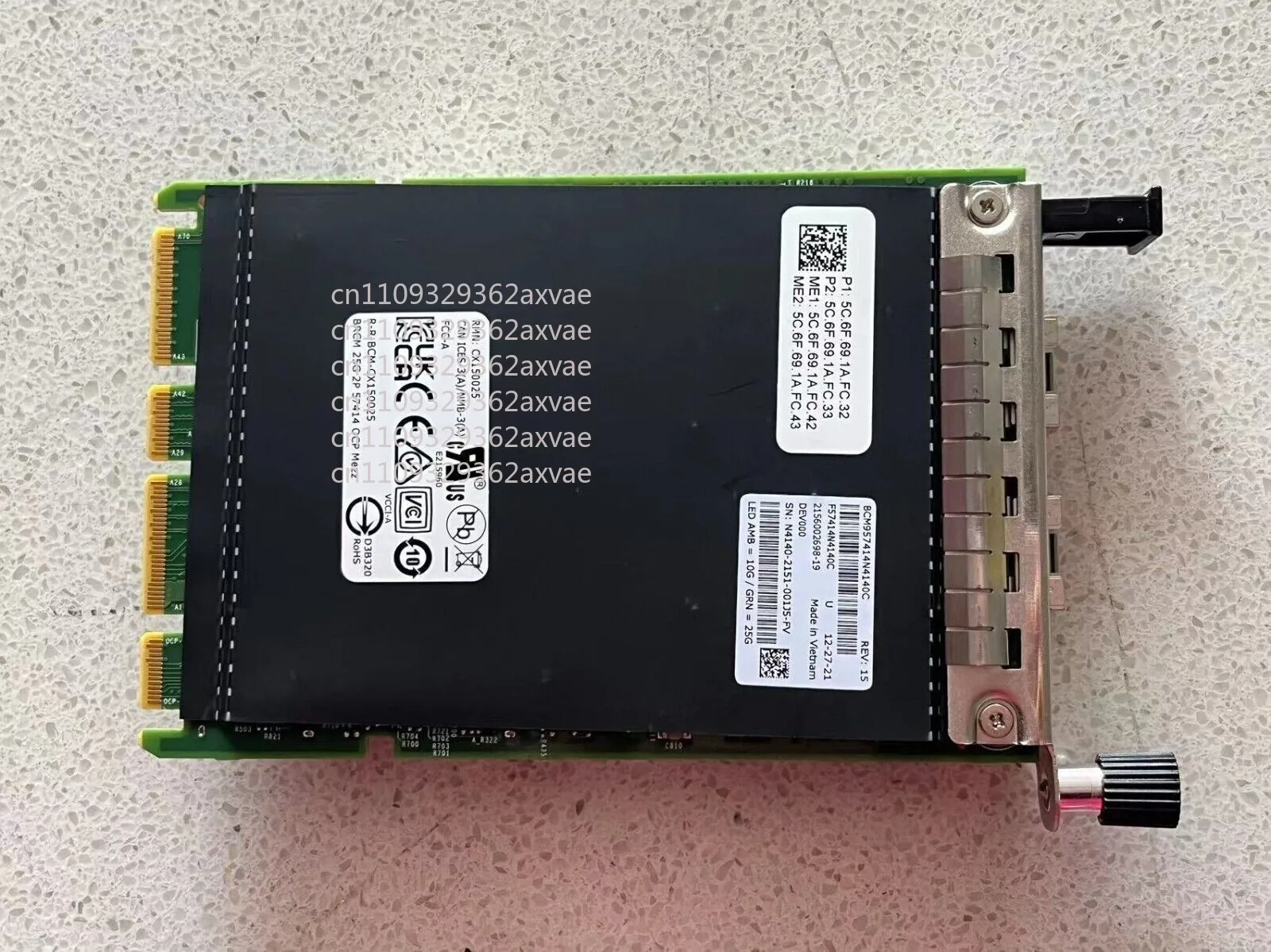 FOR Broadcom BCM957414N4140C Dual-Port 25 Gb/s Ethernet PCI Express OCP 3.0 Network