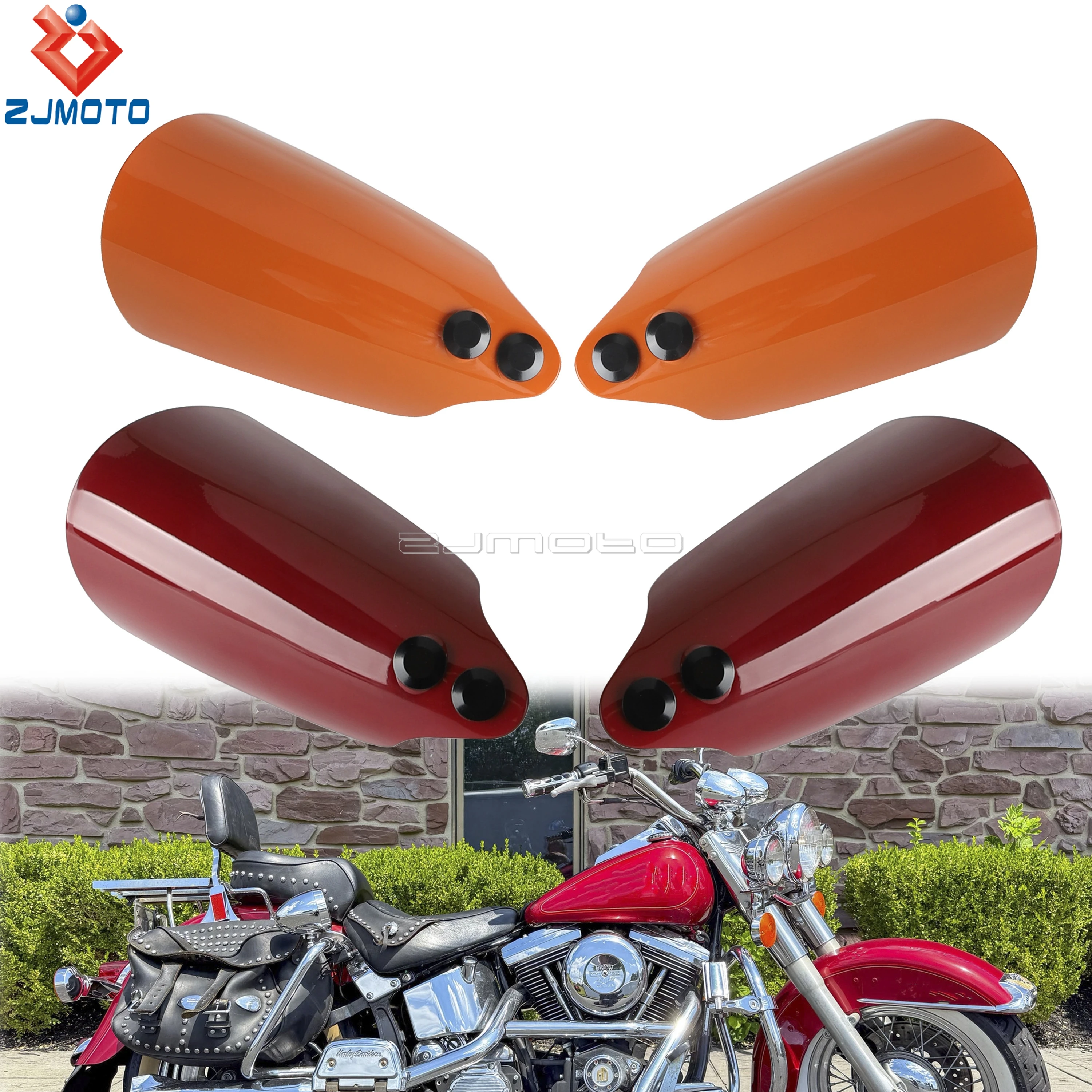 Motorcycle Hand Guards Protector Handguard Protection Shield For Harley Heritage Softail FLST FLSTN FLST FLSTS FLSTC I 1996-2014