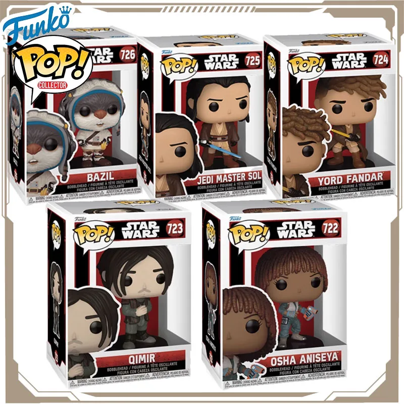 

В НАЛИЧИИ Funko POP оригинальная аниме-фигурка Star Wars Acolyte BAZIL JEDI MASTER SOL, экшн-фигурка, игрушки для мальчиков и девочек, детский подарок