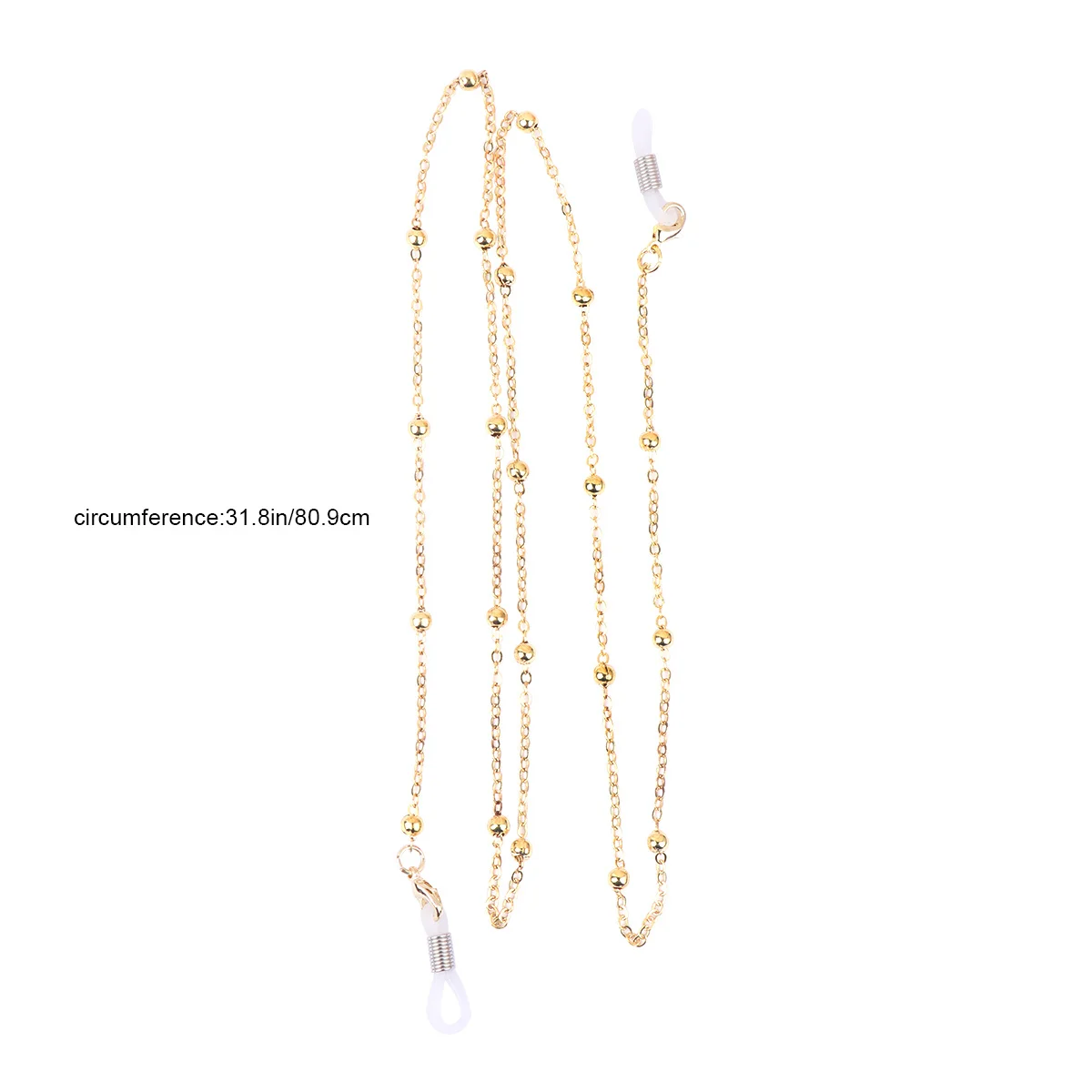 

2Pcs Glasses Cord Fashion Alloy Chain Eyewear Strap for Reading Sports Sunglasses Holder Eyeglasses String Holder