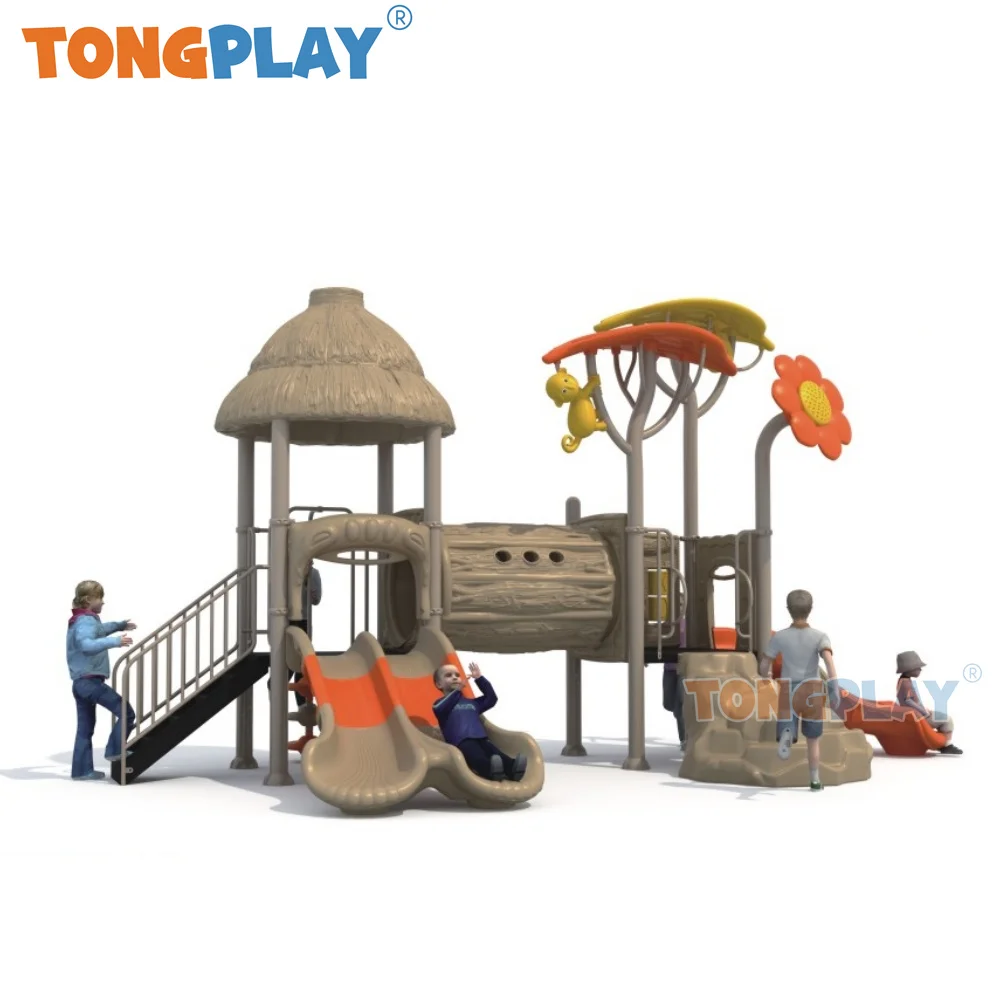 Medium Scarecrow series best-selling baby outdoor slide quality factory equipment children's outdoor playground