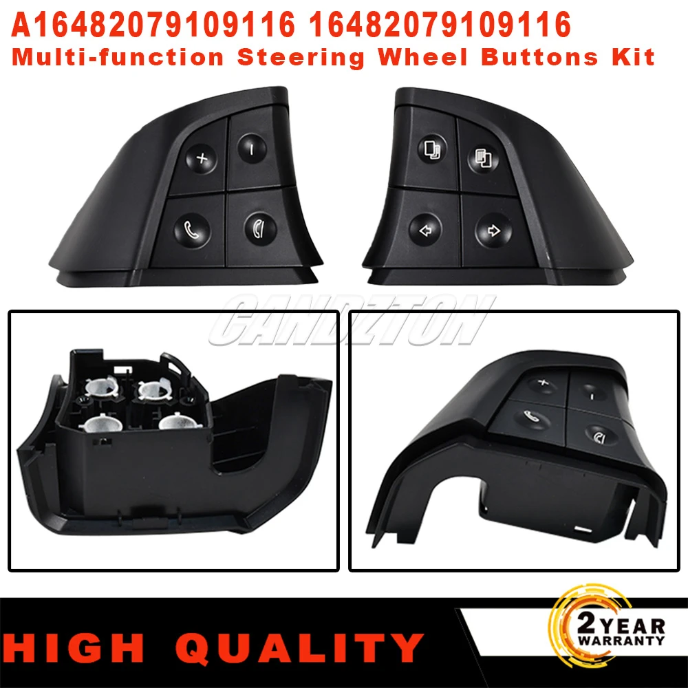 New For Mercedes-Benz W164 W245 W251 Multi-function Steering Wheel Buttons Kit Phone Control Key A16482079109116 car accessories