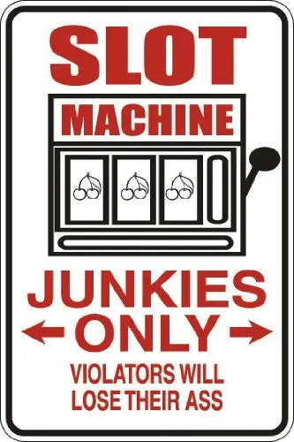 StickerPirate Slot Machine Junkies Only 8