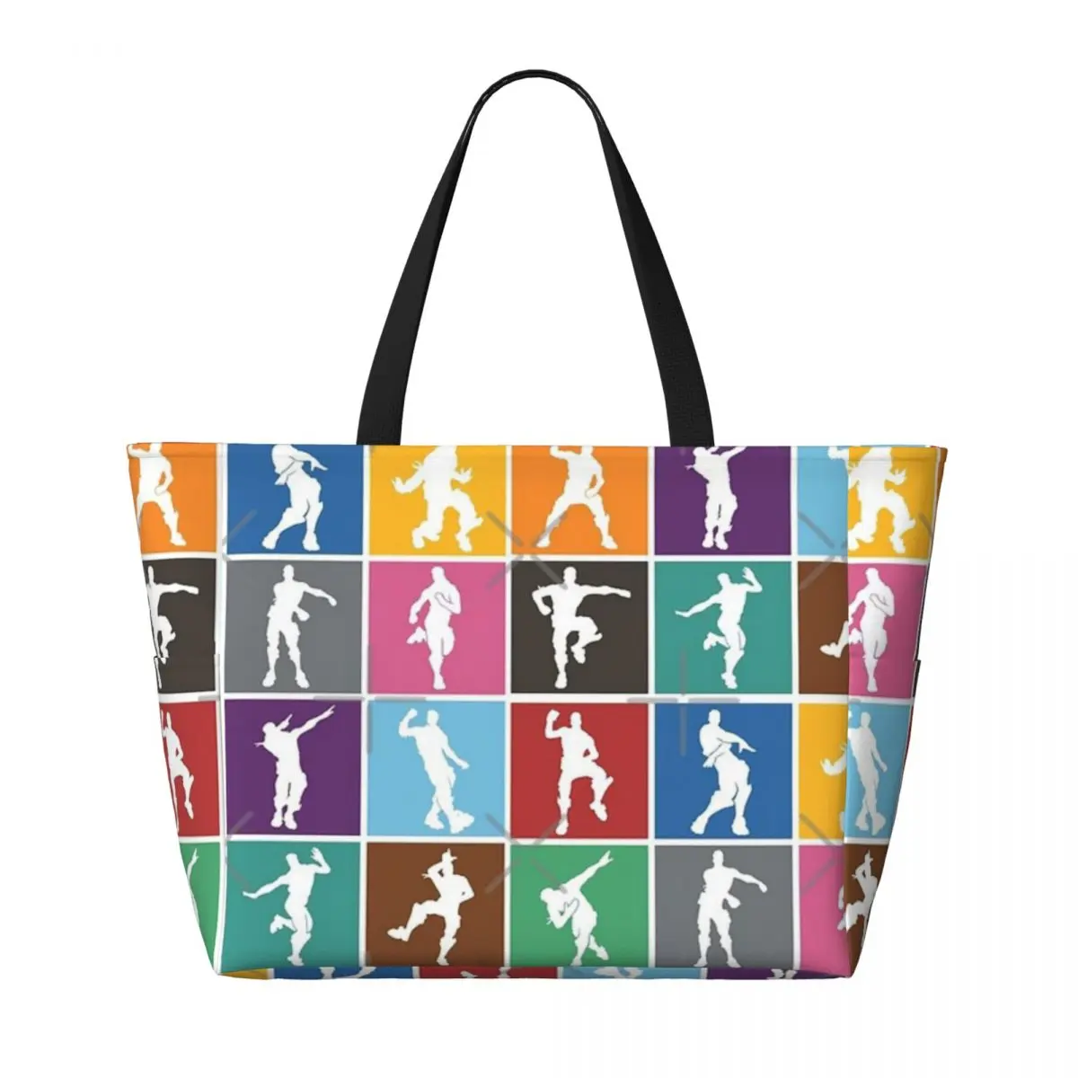 Battle Royale Victory Dance Rainbow Beach Travel Bag, Tote Bag Modern Adult Out Birthday Gift Multi-Style Pattern