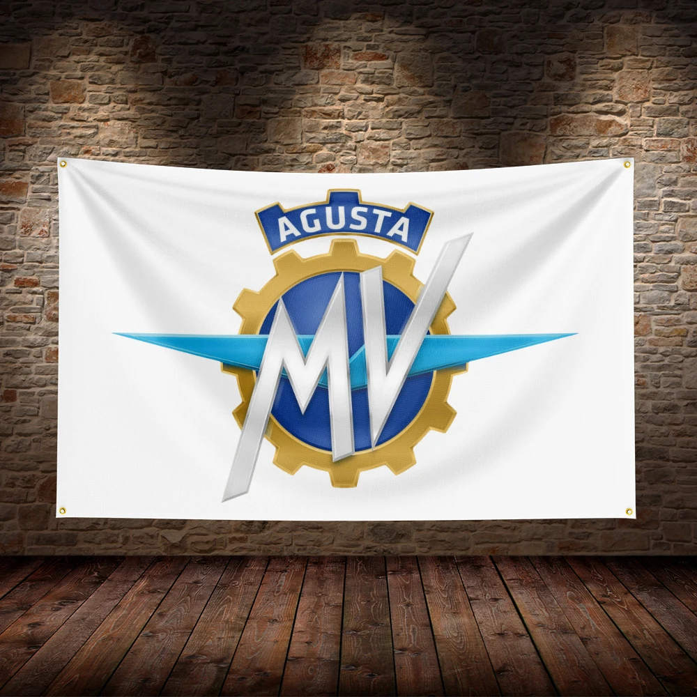 3x5 Ft A-Agustas  Flag Polyester Printed Car Flags for Room Garage Decor