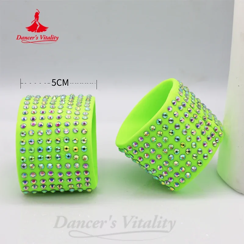 

Latin Dance Performance Bracelets Senior AB Stones Bracelet Adult and Children's Competition Jewelry Women's Dance Accessories