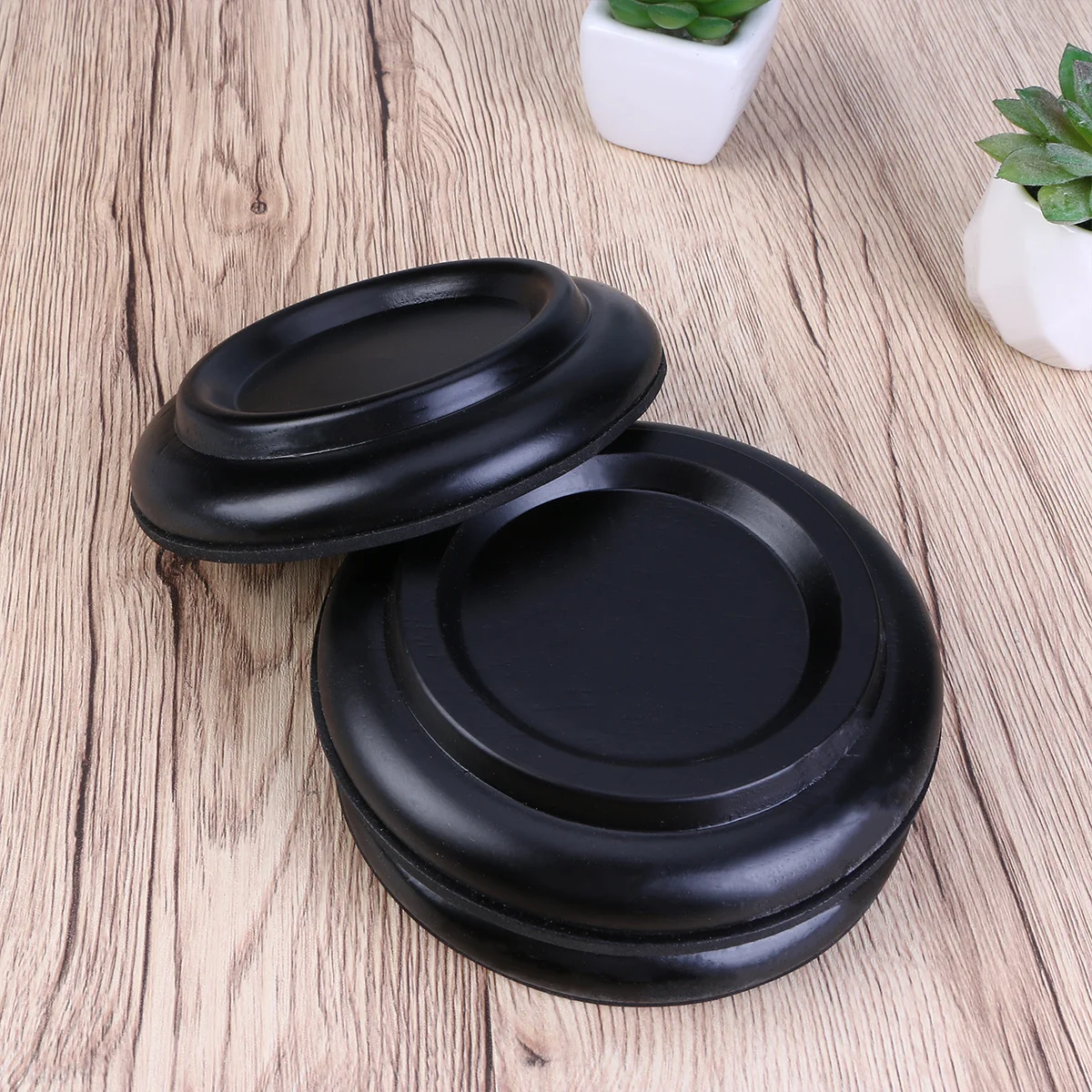 

3 Pcs Piano Mat Grand Coaster Cups Caster Non-slip Back Floor Foot Pad Mats Leg Pads