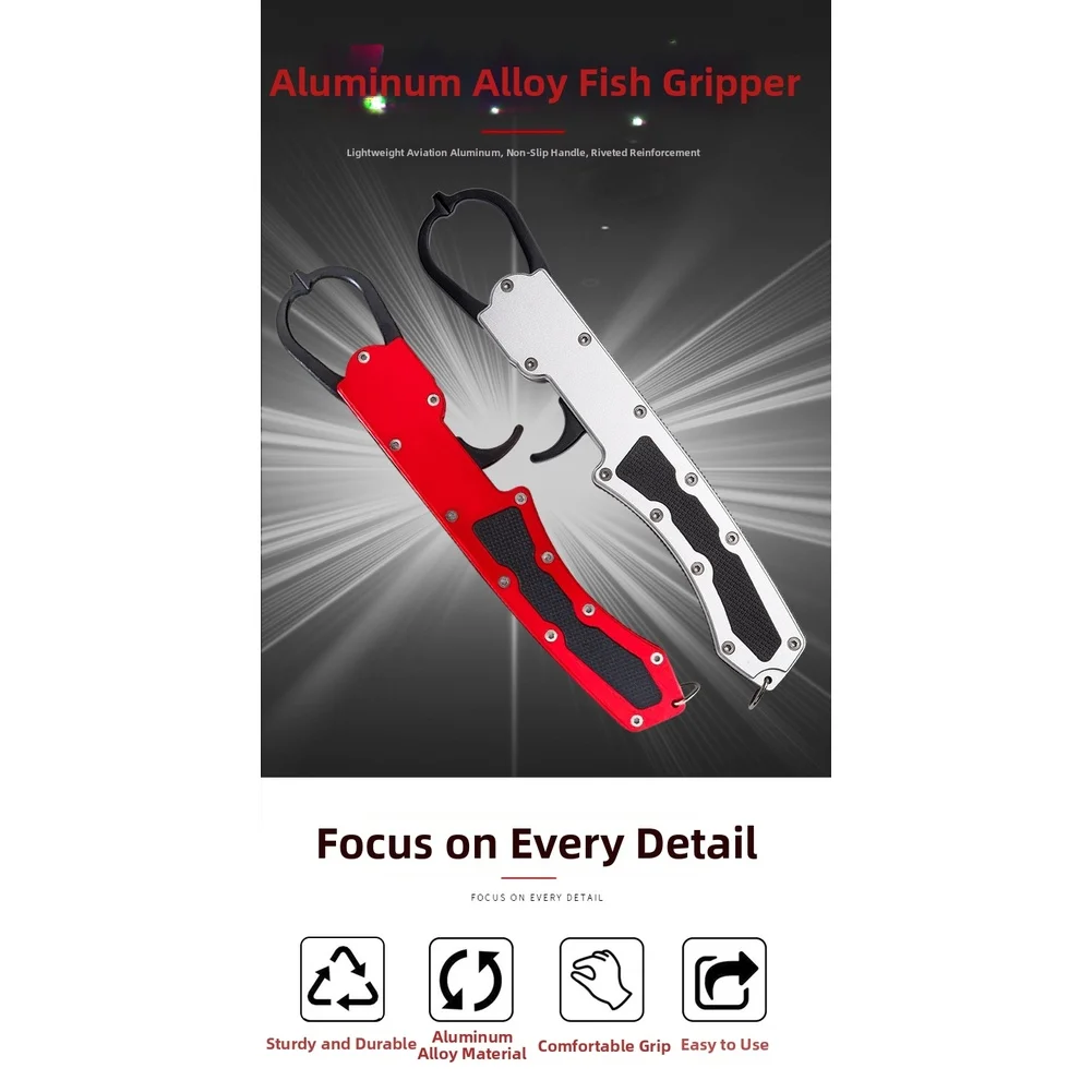Aluminum Alloy Fishing Pliers Set With Steel Wire Lanyard For Saltwater Freshwater Angling Ergonomic Grip For Multi Function Fis