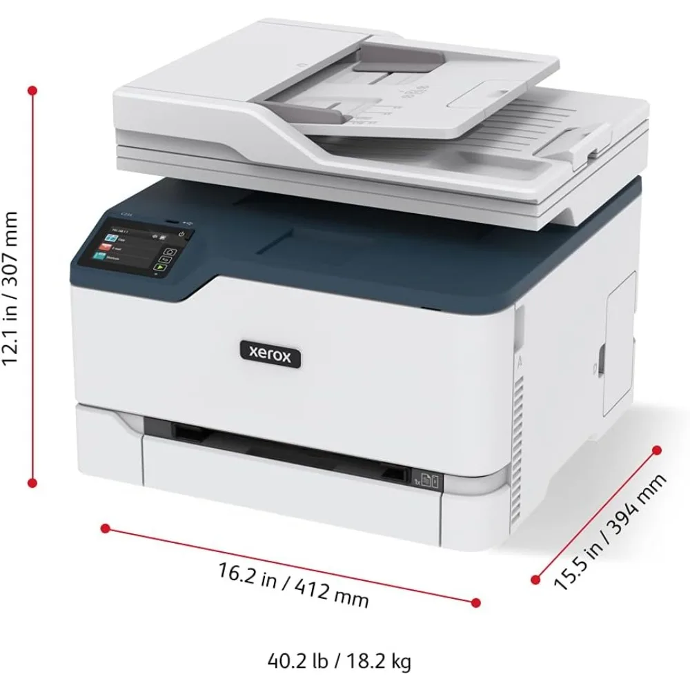 C235DNI Color All-In-One, Laser, Wireless, ADF, Letter, Print, Scan, Copy, Fax, Energy Star Certified, Up to 24PPM