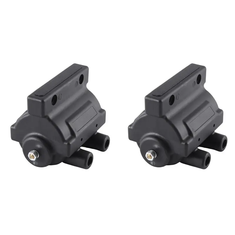 Firmly 2X Dual Fire Twin Power Ignition Coil For Sportster Big Twin Dyna Softail Fat Boy FLSTF Low Rider FXS