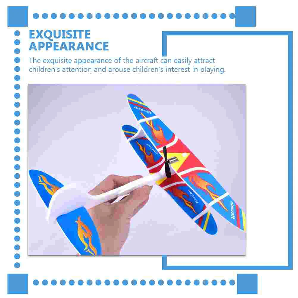 Foam Plane Lightweight Toy Electric Airplane Hand Throwing Simulated Aircraft Rechargeable