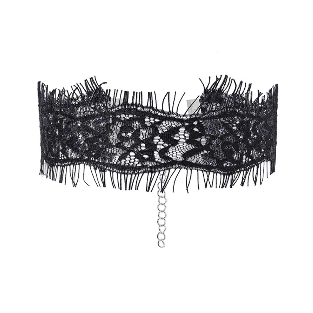 Easter Lace  Ear Necklace and Glove Set, Nightclub Cosplay  Girl Styling Headband